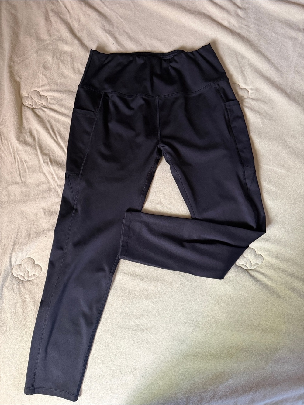 Maternity High-Waist Performance Leggings in Black